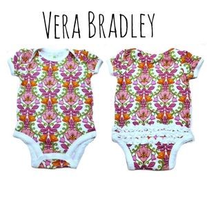 NEW Vera Bradley Baby Bodysuit Onesie Floral Lilly Bell 6 - 9 months